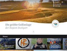 Tablet Screenshot of golfclub-hetzenhof.de